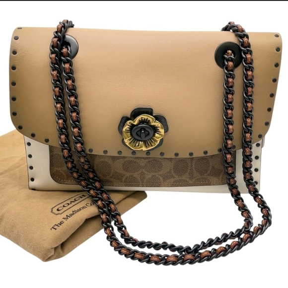 Coach Handbags - NWOT🌹Coach Madison Collection Tea Rose Bag